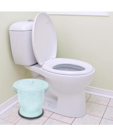 Chamber Pot Commode Bucket with Lid Bedside Commode Replacement Pail Bedpan Urine Pots Portable Toilet Potty Urinal Bucket for Seniors Kids - Buy Online on GoSupps.com