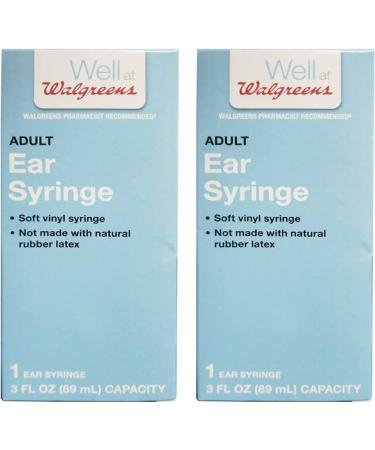 2 Pc Adult Ear Syringe Bulb - Soft Earwax Removal & Nasal Aspirator Suction Cleaner - Buy Online on GoSupps.com