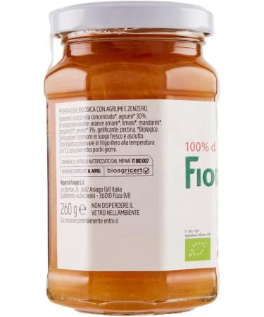 Italian Gourmet E.R. Rigoni Di Asiago Bio Fiordifrutta Citrus and Ginger Citrus and Ginger 250 g + Gourmet Italian Pulp 400 g - Buy Online on GoSupps.com