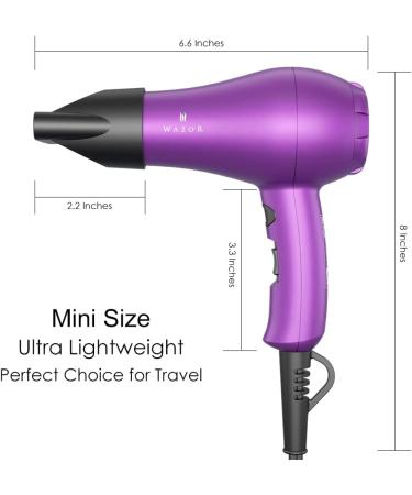 Small Lightweight Hair Dryer for Kids | 1000W Compact Blow Dryer for RV & Travel | Ionic Technology - Buy Online on GoSupps.com