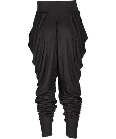 Dance Department Child Unisex Stretch Harem Hip-Hop Pants - Large Black | D3019C - Buy Online on GoSupps.com
