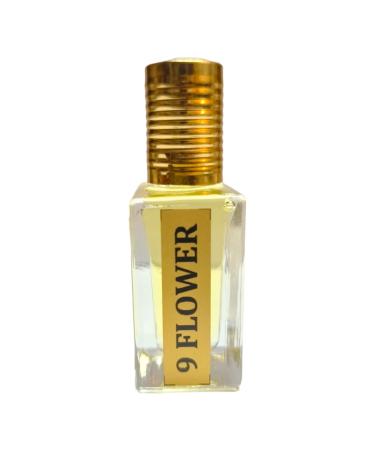 All Types Essential Oil Attar-Atar Parfum Oil Fragrance Perfume Unisex Men-Women Parfume Spray Scent Long Lasting Roll On Itar Semi Natural Non Alcoholic Volume:12ML (0.4 Fl Oz). (9 Flower)
