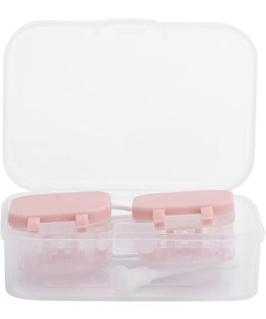 Dioche Pink Contact Lens Container with Suction Sticks - Portable Mini Travel Box for Daily Use - Buy Online on GoSupps.com