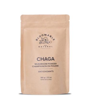 Canadian Chaga Mushroom Powder Tea Cut by Bloomable I Anti-Inflammatory & Antioxidants (100 gr)