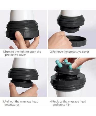 BYCUFF Electric Body Slimming Massager Handheld Infrared Massage Anti Cellulite for Arms Legs Hips Fat Remover EU Plug - Buy Online on GoSupps.com