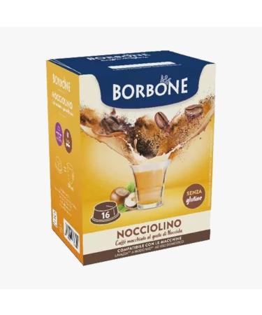 CAFF BORBONE 96 Caffe Borbone Capsules compatible with Lavazza a Modo Mio Nocciolino Instant Drink - L' Emporio del Caff