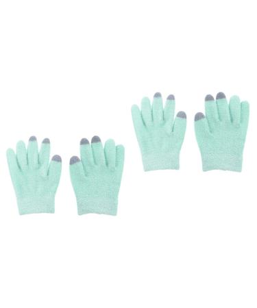 Healeved 2 Pairs Gel Gloves Grooming Care Gels Gloves Touch Screen Sleeping Glove Hand Moisturizer Gloves Moisturizing Gloves Hand Spa Gloves Tool Play Cell Phone Yarn