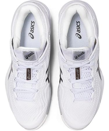 ASICS Men's Court FlyteFoam 3 Tennis Shoes - Size 10.5 White/Black - Buy Online on GoSupps.com