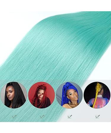YDDM 32-Inch Pre-Stretched Mint Braiding Hair Extensions - Jumbo Braids 3 Packs for Artistic Hairstyles - Buy Online on GoSupps.com