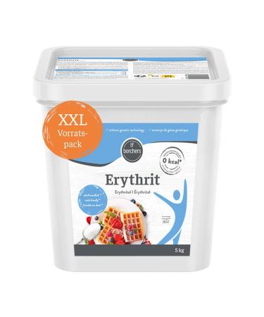 borchers Erythritol 5kg | Calorie-free sweetener | Sugar alternative | Calorie-free | in a bucket | 5kg