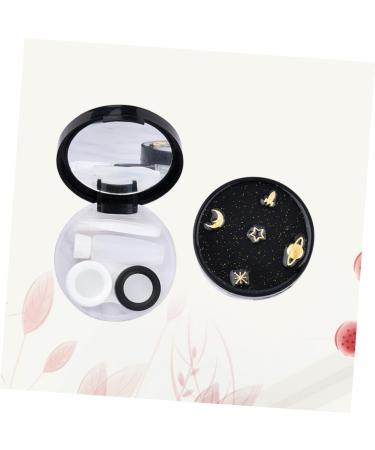Homsfou 2 Series Box Glasses Case - Lens Organizer & Contact Lens Storage Container for Tweezers Lentils & Accessories - Buy Online on GoSupps.com
