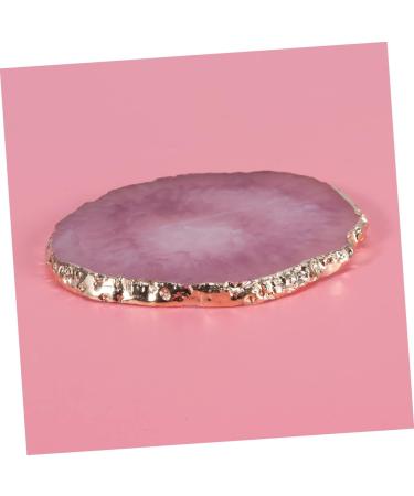 KALLORY Makeup Pallet Round Tray Nail Painting Tray Manicure Resin Palette Gel Finished Nail Art Nail Polish Medium Purple - Buy Online on GoSupps.com