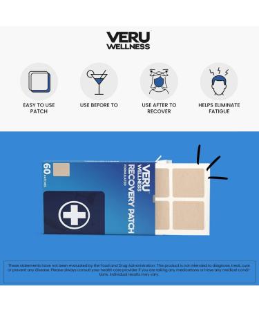 Veru Wellness Party Recovery Patch - Natural Defense - 60 Count - Waterproof & Easy to Use - Buy Online on GoSupps.com