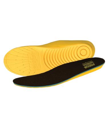 MEGAComfort Personal Anti-Fatigue Mat Insole with Dual Layer 100% Memory Foam for Enhanced Comfort and Shock Absorption  Men's Size 14-15