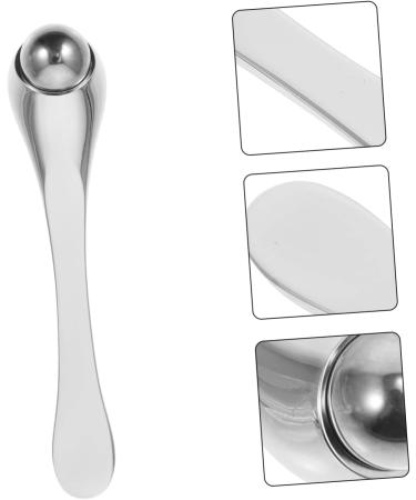 Mobestech Eye Cream Massage Stick | Silver Face Roller for Eye Treatment & Facial Massage | 8.5x2cm - Buy Online on GoSupps.com