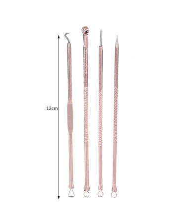 4-Piece Blackhead Remover Kit | Comedone Squeezer for Pimples - Best International Shipping - Buy Online on GoSupps.com