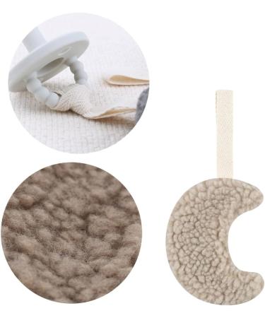 Pacifier Chain Plush Pendant Clip | Cute Moon Soother Lanyard & Anti-Lost Nursing Accessory for Babies - Buy Online on GoSupps.com
