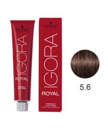 Schwarzkopf Igora Royal 5-6 Light Brown Chocolate Hair Color 60g - Pack of 1 - Buy Online on GoSupps.com