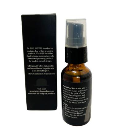 G.B.S Sandalwood Pre-Shave Oil - 1 Oz | Protects Against Irritation and Razor Burn | Ideal for Sensitive Skin | Shaving Oil for Men - Buy Online on GoSupps.com