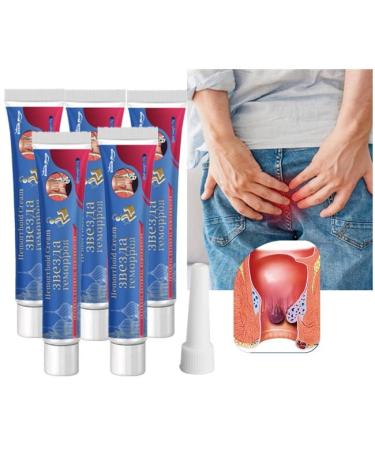 TURSHI Hemorrhoids and fissure ointment natural hemorrhoids ointment used for hemorrhoids and fissure bleeding quick pain relieving ointment 5pcs