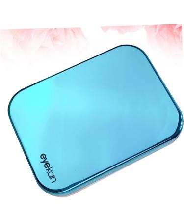 Buy Healvian Travel Case for Contact Lenses - Durable Plastic Container Mirror & Holder - Convenient Storage for Glasses & Lens Care - 8.3x6.2x2.1cm - Blue - Buy Online on GoSupps.com