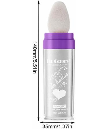 Loose Highlighter Powder Eye Shadow Stick Makeup Highlighter | Glow in The Dark and Sunshine Make Up Easy to Apply Shimmer Powder for Face Neck 02# - Buy Online on GoSupps.com
