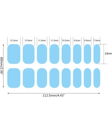 QHHVAIT Semi Cured Gel Nail Polish Stickers Fashion Design Classical Strips Waterproof Adhesive Full Wraps Gel Nail Art Stickers Style Bsg070 - Buy Online on GoSupps.com