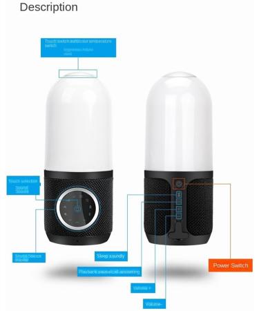 tesrgre 1 PCS to Relieve Stress Sleep Instrument with Sleep Insomnia Sleep Aid Intelligent Sleep Instrument Black&White - Buy Online on GoSupps.com