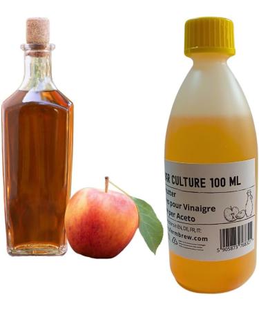 AlcoFermBrew Vinegar Bacterial Culture 100 ml Make your own Vinegar at Home Natural Fermentation For Up to 50L Vinegar - Buy Online on GoSupps.com
