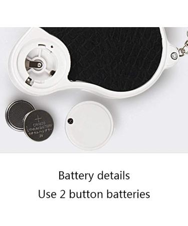 Magnifying Glass 5 Times HD Magnifier LED Light Magnifier Magnifier Magnifier Mini Folding Hand Magnifier Magnifier - Buy Online on GoSupps.com