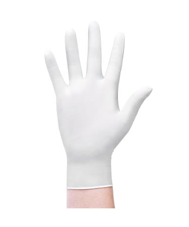 SwiftGrip Disposable Nitrile Exam Gloves 3-mil - Box of 100, Small, White, Latex-Free for Medical, Cleaning, Cooking, Esthetician - Food-Safe, Powder-Free, Non-Sterile - Buy Online on GoSupps.com