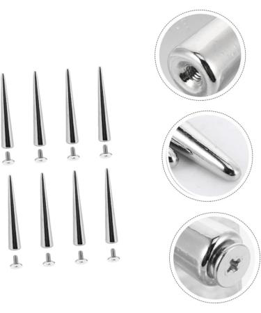 Lurrose 16 Pcs DIY Rivet Accessories Nail DIY Craft Cool Rivets Punk DIY Spike Studs Work Spikes Conical - Buy Online on GoSupps.com