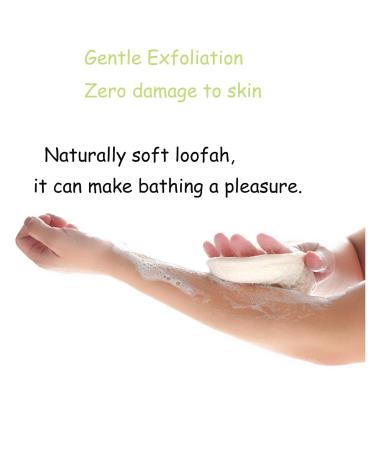 Loofah Back Scrubber - Exfoliating Double-Sided Strap | Natural Bath Sponge for Men & Women | Spa & Shower Essential - Buy Online on GoSupps.com
