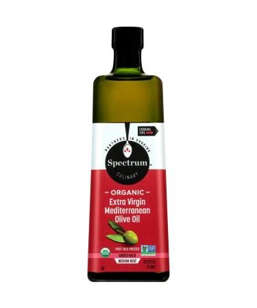 Spectrum Organic Mediterranean Extra Virgin Olive Oil, 33.8 Oz