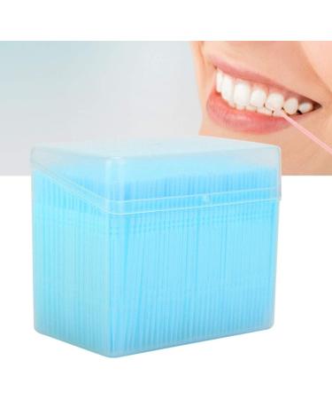 NATUDECO 1100 Pieces Toothpicks for Oral Care | Interdental Cleaning Tools | Blue Tooth Cleaning Care - Buy Online on GoSupps.com