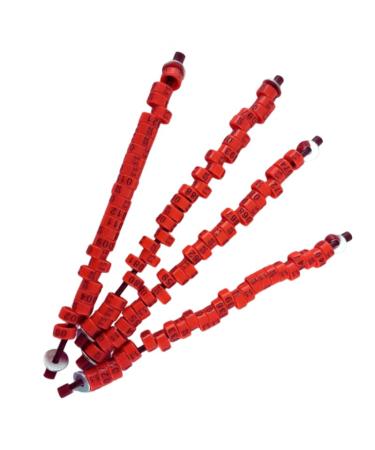 Piumer Wild Bird Rings 2.5 mm Federative Color Red Year 2024