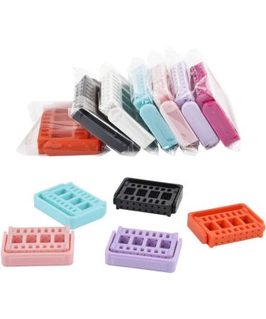 AUklOPVZZ Nail Drill Bits Holder 16 Holes Lightweight Containers Storage Box Adjustable Showing Stands Manicure Drill Accessory Blue - Buy Online on GoSupps.com