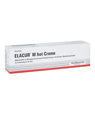 Elacur M Hot Cream 50g - Effective Pain Relief for Muscle and Joint Discomfort - Fast International Shipping - Buy Online on GoSupps.com
