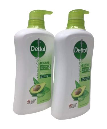 Dettol Anti Bacterial Body Wash Moisture 21.1oz/625ml - Pack of 2 - Buy Online on GoSupps.com