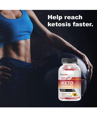 Kivus AccentSlim Apple Cider Vinegar Keto Gummies - 60 Gummies - Buy Online on GoSupps.com