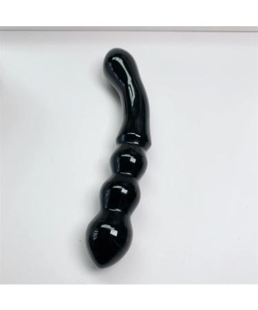 Natural Obsidian Yoni Massage Wand | Magic Crystal Face Pleasure Stick for Women | Black Obsidian Body Massage Cone - 1pc - Buy Online on GoSupps.com