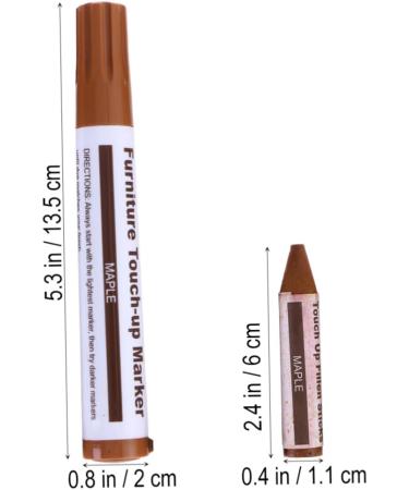 Healeved 2pcs 12 1 furniture scratch repair wooden furniture repair furniture touch up pen floor repair kit As Shownx2pcs 1 count (Pack of 1) - Buy Online on GoSupps.com