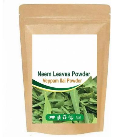 Neem Leaves Powder 100g Veppam Ilai Dried Neem Leaf Nimba Patti Powder for Skin & Hair Care (Pack of 1 X 100gm) - Buy Online on GoSupps.com