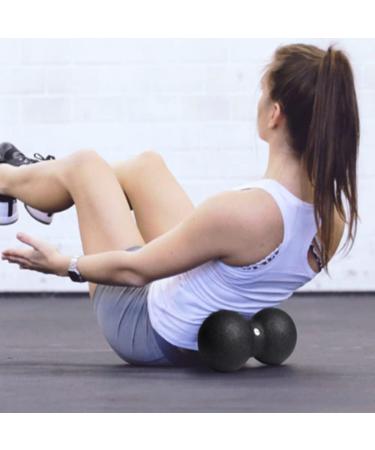 Self-Massage Ball Set - 2 Piece Duo Ball for Fascia Training | 8cm Double & Single Massage Balls for Spine Relief - Buy Online on GoSupps.com