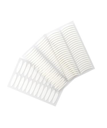 minkissy 60 Sheets Hooded Droopy Eyes Self-adhesive Eyelid Lift Strip Natural Invisible Double Side Eyelid Tapes Sticker Big Eye Eyelid White Man No Makeup Stickers