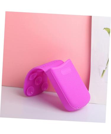 FRCOLOR 2pcs Makeup Brush Cleaner Mat - Foldable & Multifunctional Brush Cleaning Pads for Cosmetics - Buy Online on GoSupps.com