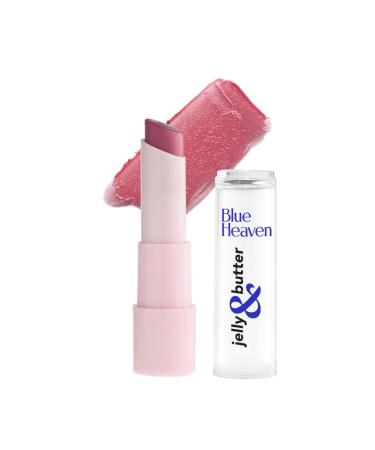Jelly & Butter Lip Balm | Infused with Jojoba Oil Shea Butter & Vitamin E | Softens Dry & Chapped Lips | Helps Fade Lip Pigmentation | Smooth & Supple Lips | Dusty Rose | 3g