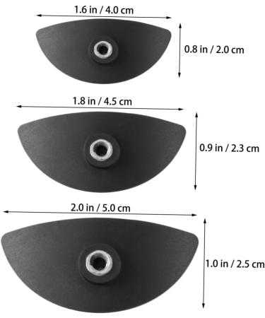 FOMIYES 6 Pcs Makeup Make up Kit Eye Shadow Seal Eye Shadow Tool Stamp Crease The Lazy 5*2.5cm Black - Buy Online on GoSupps.com