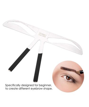 Gold Ratio Eyebrow Ruler Stencil for Professional Permanent Makeup - DIY Tool for Perfect Eyebrow Shape - 8 Types available - Buy Online on GoSupps.com