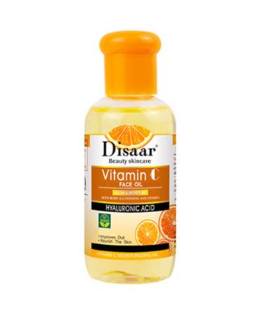 DISAAR Beauty Vitamin C Face Oil Hyaluronic Acid Facial Moisturizing Essence Nourish Skin 75ml/2.5fl.oz 2.5 Fl Oz (Pack of 1)